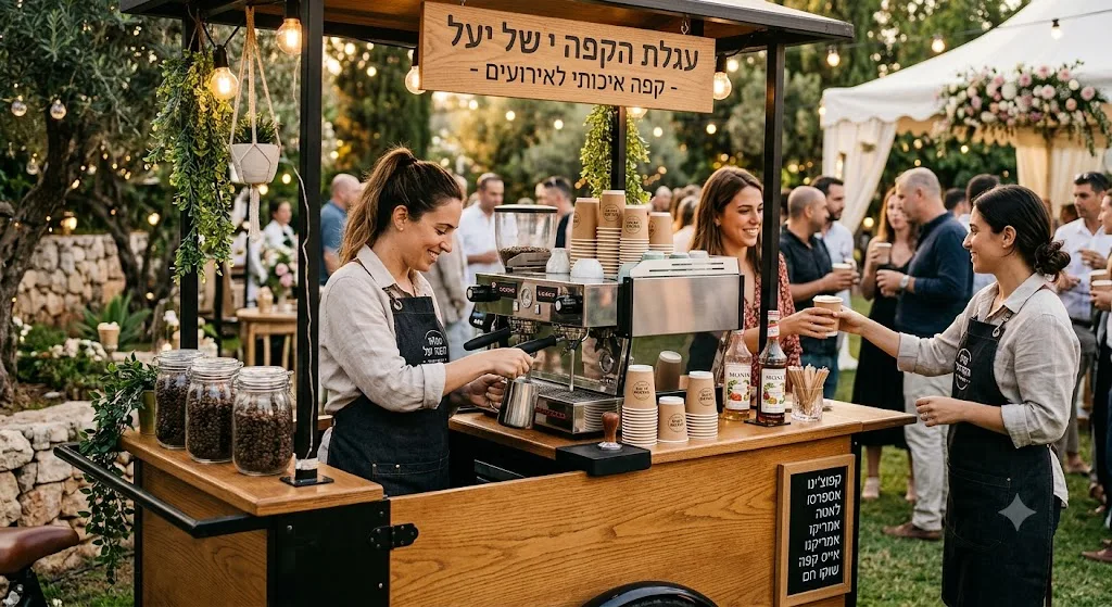 עגלת קפה לאירוע