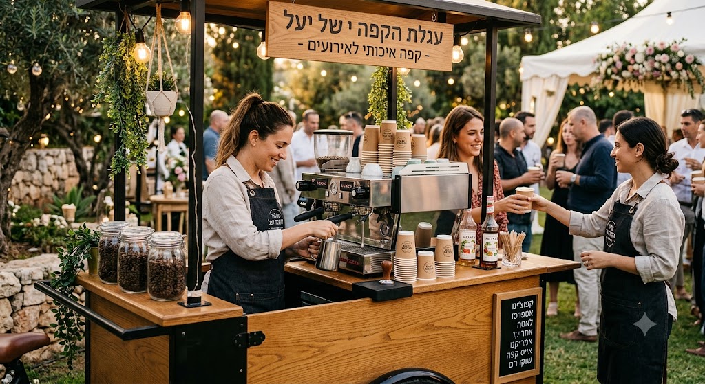 עגלת קפה לאירוע